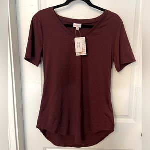 LuLaRoe XS Iris Maroon